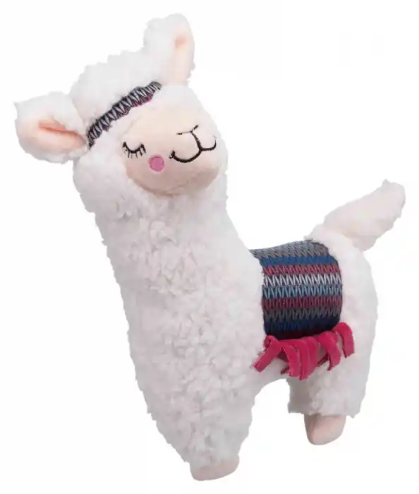 Vezi acum Jucarie Pentru Caini, Alpaca, Plus, Cu Sunet, 31 cm, Mov, 35899