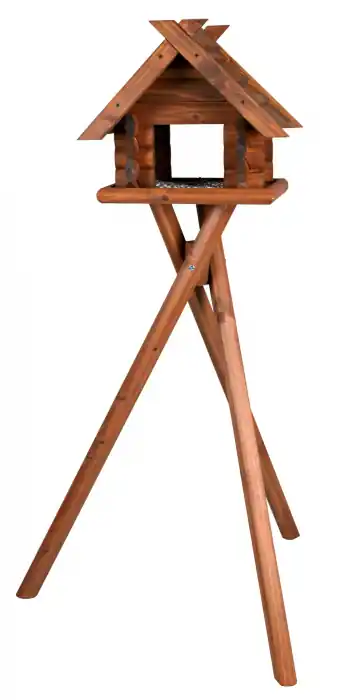 (-22%) Hranitor Exterior, Cabana Cu Suport, 47x40x36 cm/1.40 m, Maro, 5576 Premium
