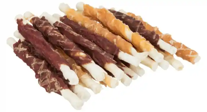 Ofertă specială Recompense Pentru Caini, Denta Fun, Rulouri Mix,10 cm/ 250 g, 31372