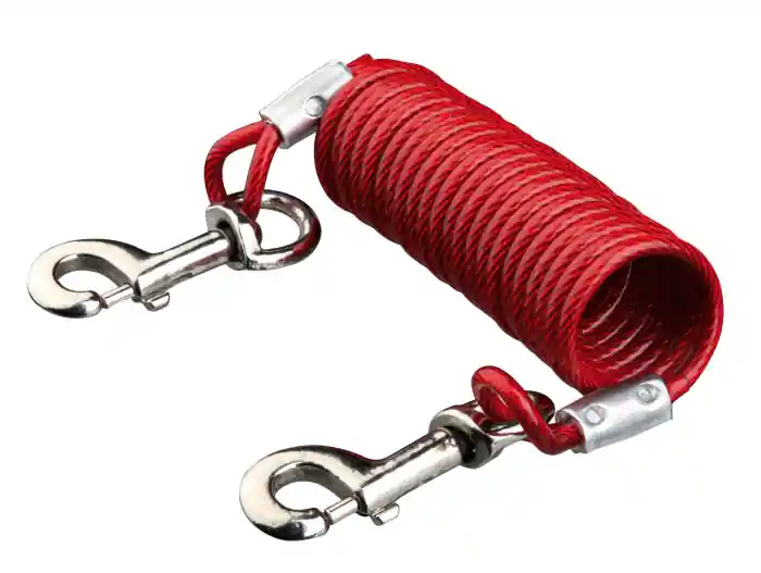 (-15%) Cablu Spiralat, 5 m, pana la 50 kg, Rosu, 22945 Noutate