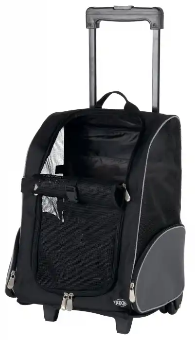 (-33%) Geanta De Transport, Troler/Rucsac, 32x45x25 cm, Pana la 8 kg, Negru/Gri, 2880 Disponibil imediat