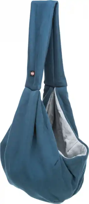 (-25%) Geanta De Transport, Junior, Soft, Frontala, 22x20x60 cm, Pana la 5 kg, Albastru/Gri, 28947 Noutate