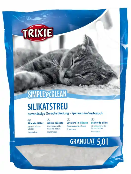 Preț redus Asternut Silicat Simple‘n‘Clean, Granule, 5 l, 4026