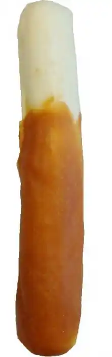Doar azi Bastoane piele alba & pui 19 cm