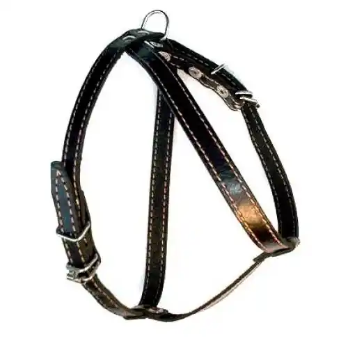 Doar azi Ham L1 Piele Captusit 32-40 cm/16 mm - Negru