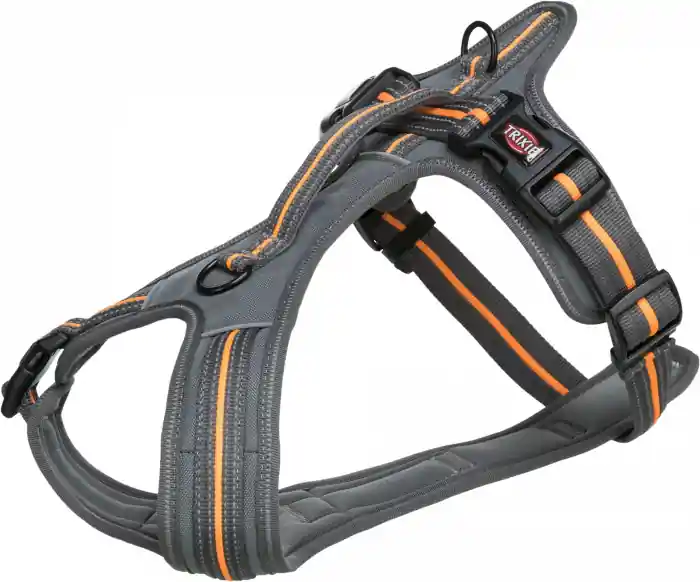 Retur ușor Ham Fusion Touring, L- XL 72-89 cm/30 mm, Gri Grafit/Portocaliu Papaya, 207533