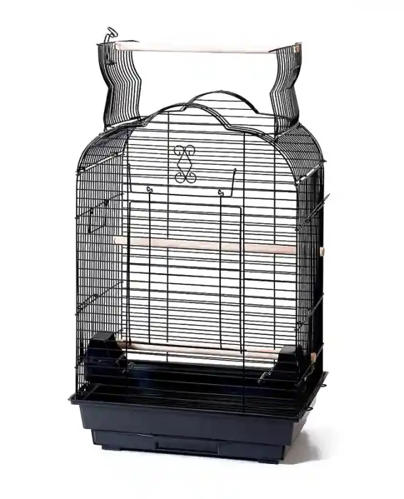 Promoție Colivie Happet Avi Black pentru Pasari, 47 x 36 x 70 cm, K65