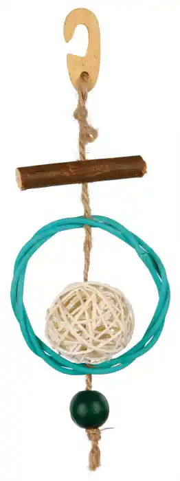 Jucarie Pasari cu Fringhie de Sisal 22 cm 58953 Plată sigură