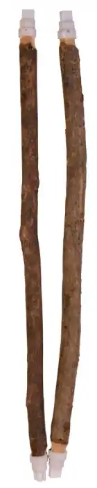Ultima șansă Bete Pentru Colivie, Lemn De Scoarta, 2 buc, 35 cm/10-12 mm,5875