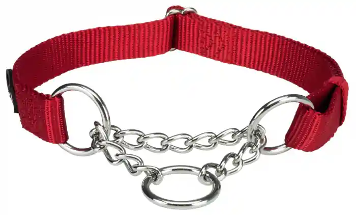 Zgarda Semistrangulanta, Premium, S-M 30-40 cm/15 mm, Rosu, 202703 Chilipir