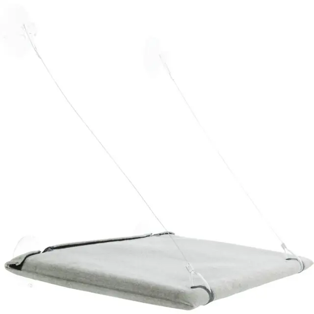 (-28%) Sezlong Atasabil pe Fereastra, 50 x 30 cm, pana la 12 kg, Gri, 43209 Ofertă limitată
