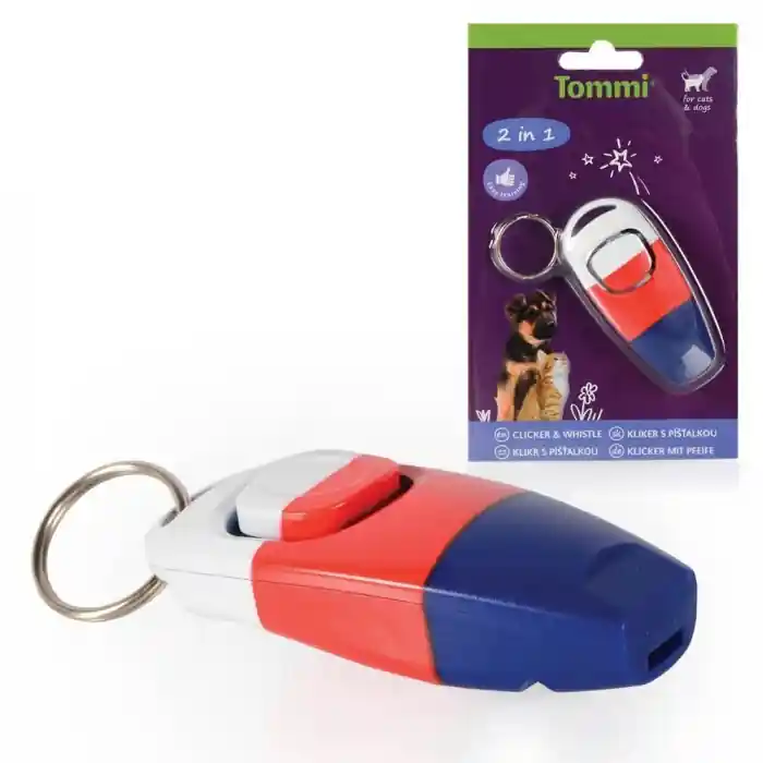 Reducere specială Clicker & fluier pentru dresaj tommi