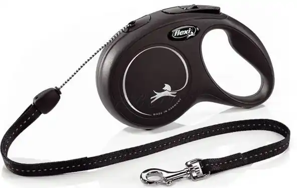 Expediere rapidă Flexi clasic basic snur 5m/12kg S negru