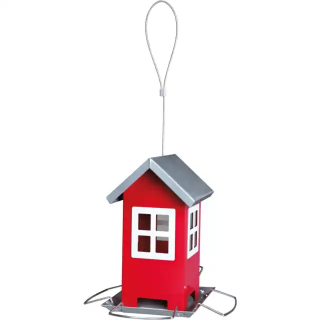 Hranitor Exterior, Suspendat, Metal, 1.000 ml/20 cm, Rosu, 55630 Popular