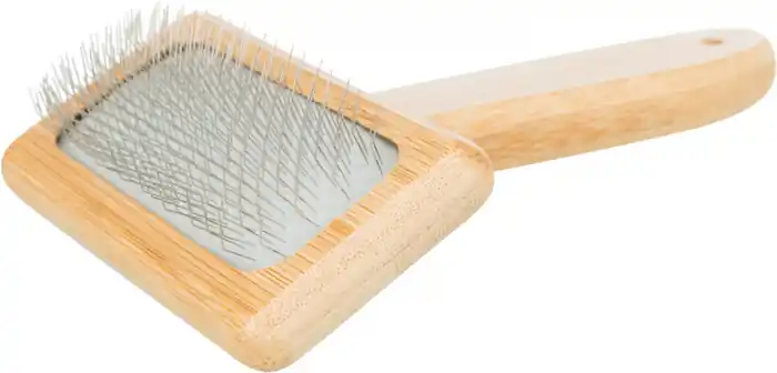 Noutate Perie Soft, Maner Bambus/Peri Metalici, 12x15 cm, 23024