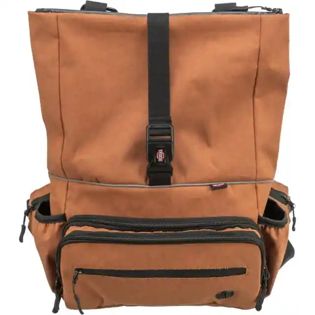 (-20%) Geanta De Sold/Rucsac Pentru Accesorii, Rolltop, 22x7/3x24/32,5 cm, Ruginiu, 28867 Preț redus
