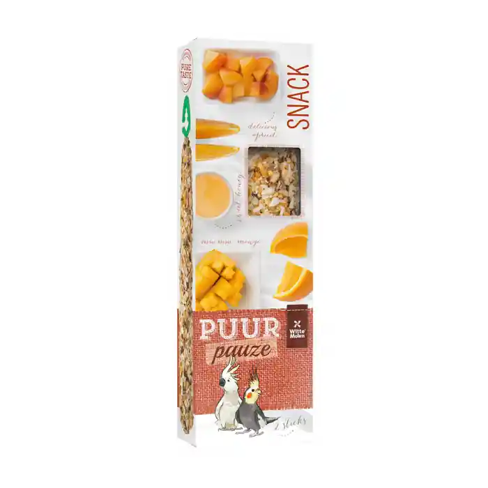 Retur gratuit (-10%) Batoane Puur Pauze pentru Nimfe cu Caise si Mango, 2 buc, 140 g, L654888