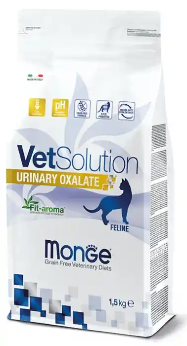 1610 MONGE C VETSOLUTION URINARY OXALATE 1,5KG Ofertă exclusivă