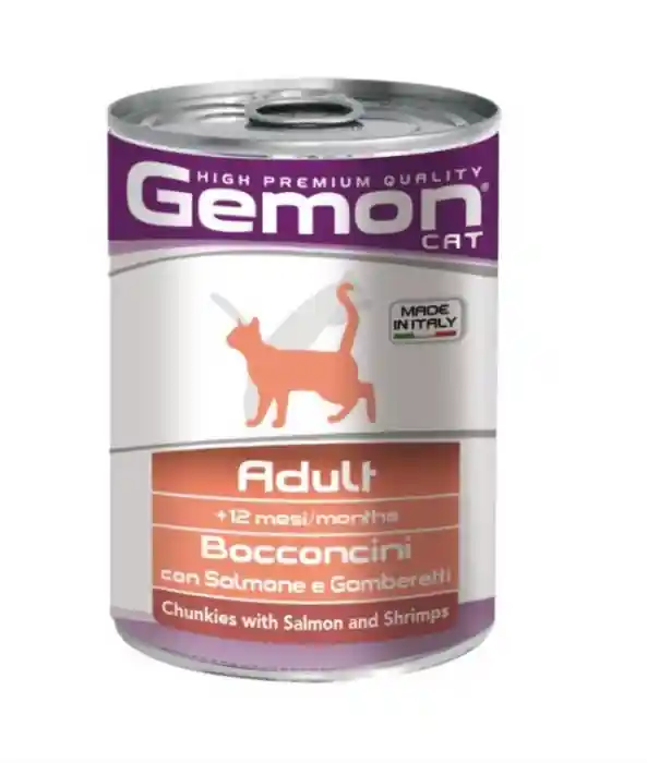 0735 GEMON C CHUNKIES ADULT SALMON&SHRIMPS 415GR Ofertă exclusivă