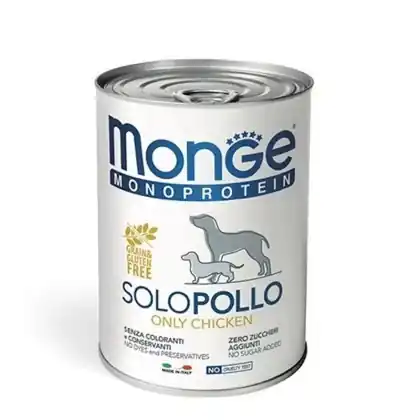 4212 MONGE D SPREM MPROT PATE PAT 100% CHICKEN 400GR Discount