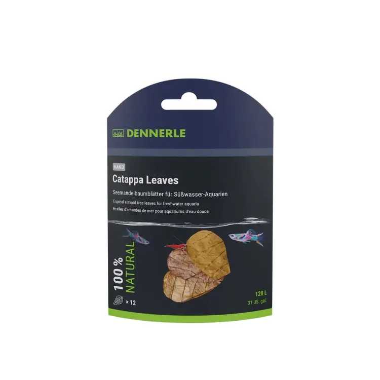 Calitate înaltă Frunze migdal indian Dennerle Nano Catappa Leaves