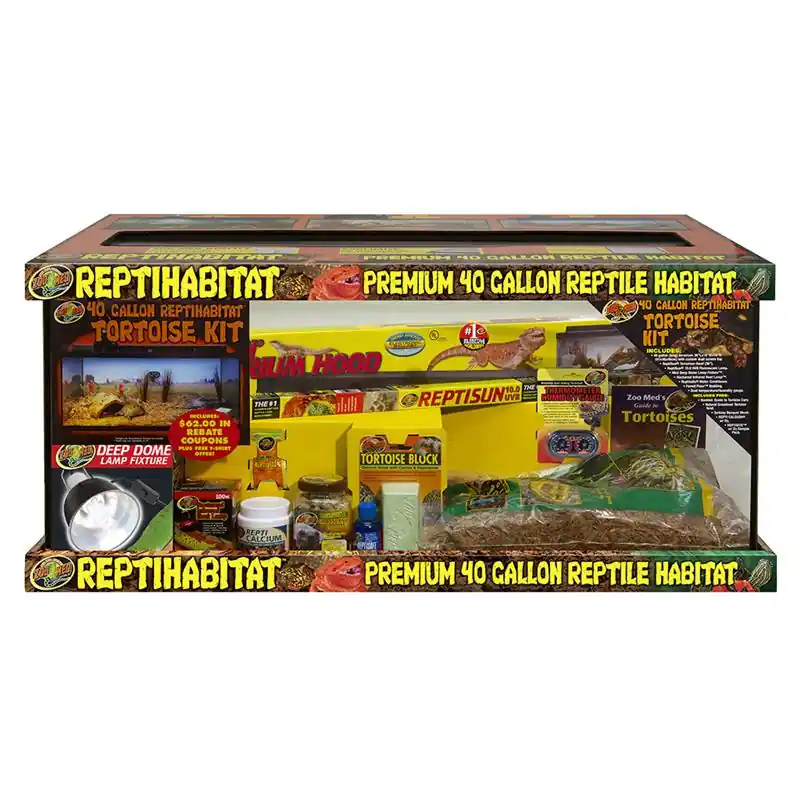 Vezi acum Kit Terariu pt. testoase Zoo Med ReptiHabitat Terrarium 182 L
