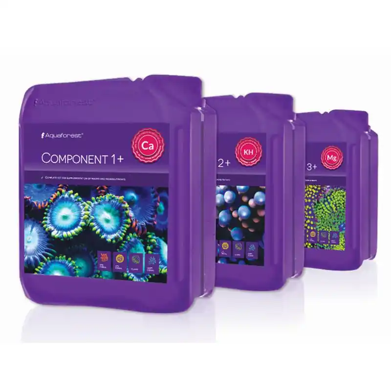 Doar azi Aditivi oligoelemente Aquaforest Component 1+, 2+, 3+, 3x5L