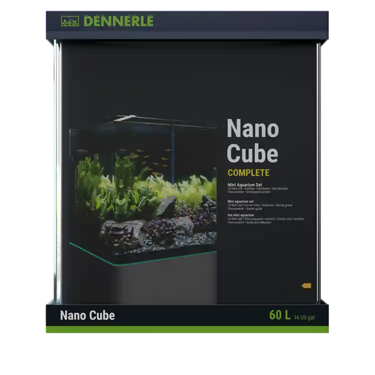 Retur ușor Acvariu Dennerle 60l (38x38x43cm) Nano Cube Complete