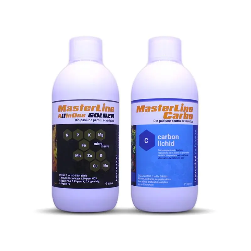 Set fertilizanti MasterLine All In One Golden+Carbo 2x500ml Reduceri