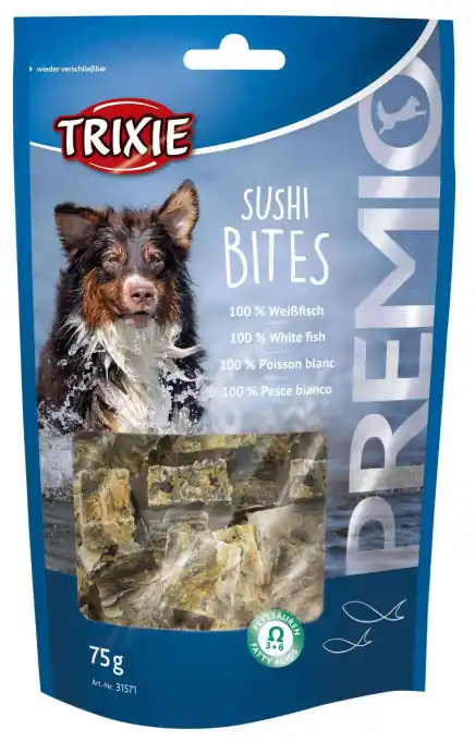Recompense Pentru Caini, Premio, Sushi Bites, 75 g Ofertă limitată