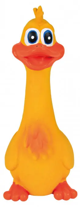 Jucarie Pentru Caini, Longie Rata, Latex, Cu Sunet, 18 cm Calitate înaltă