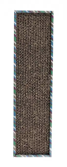 Mai ieftin Carton de Zgariat, Scratchy, 48 x 5 x 13 cm, Negru/Alb