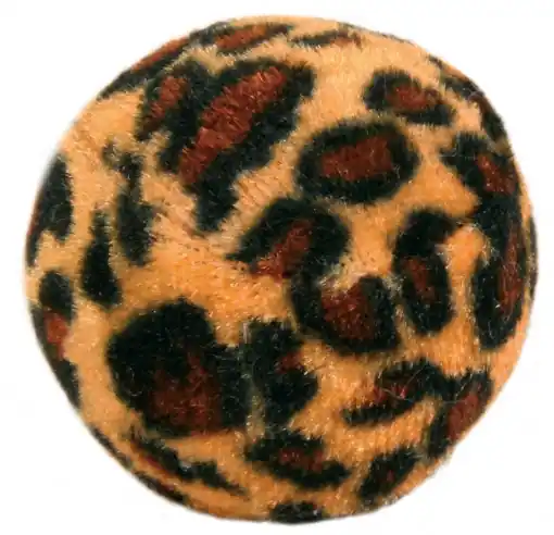 Promoție Jucarie Pentru Pisici, Set 4 Mingi Cu Imprimeu Leopard, 4 cm