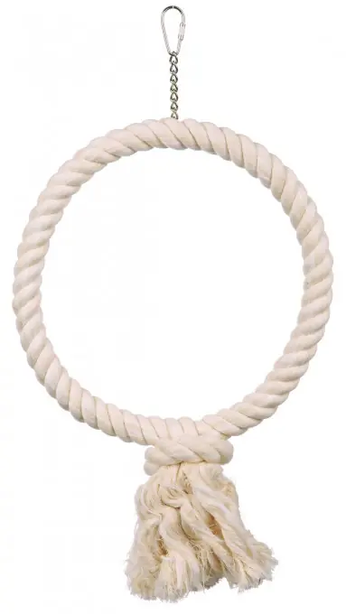 Jucarie Pentru Pasari, Inel De Sfoara, 25 cm Reduceri