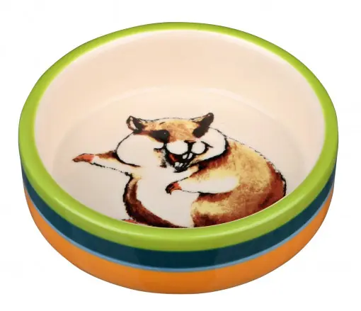 Castron Ceramic Comic-Hamster, 80 ml/8 cm, Multicolor/Crem Mai ieftin