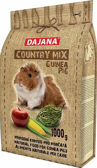 Country Mix, Hrana Completa Pentru Porcusori de Guineea, 1000 g Ofertă specială