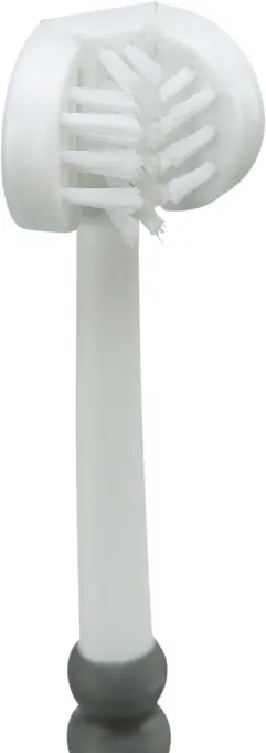 Periuta de Dinti cu 3 Capete, 18 cm, Alb/Gri Cumpără online