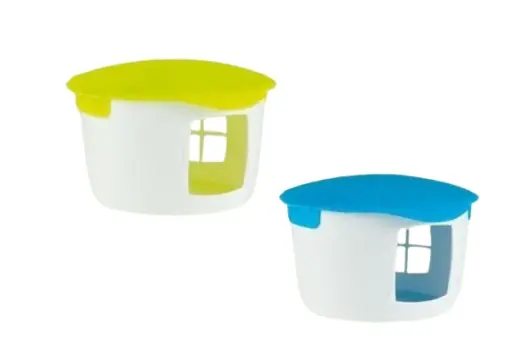 Casuta pentru Rozatoare, Plastic, 16 x 15 x 10 cm, Diverse Culori Promoție
