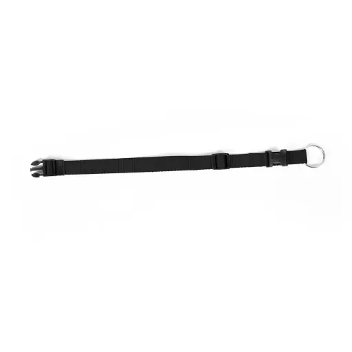 Vezi acum Zgarda Chinga Reglabila Clasic, Culoare Negru, Marime XS-S, Dimensiune 22-35 cm/10 mm