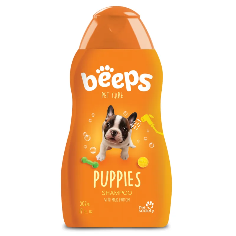 Livrare rapidă BEEPS Șampon pentru Cățeluși, Formulă Blândă cu Proteine din Lapte, 502ml