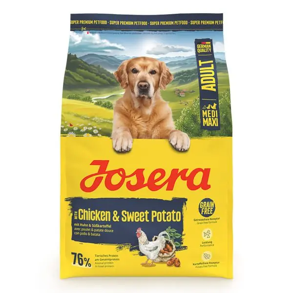 Noutate JOSERA Medi / Maxi cu Pui si Orez 3 kg Hrană Uscată Super Premium pentru Câini Adulți cu Activitate Fizica Intensa