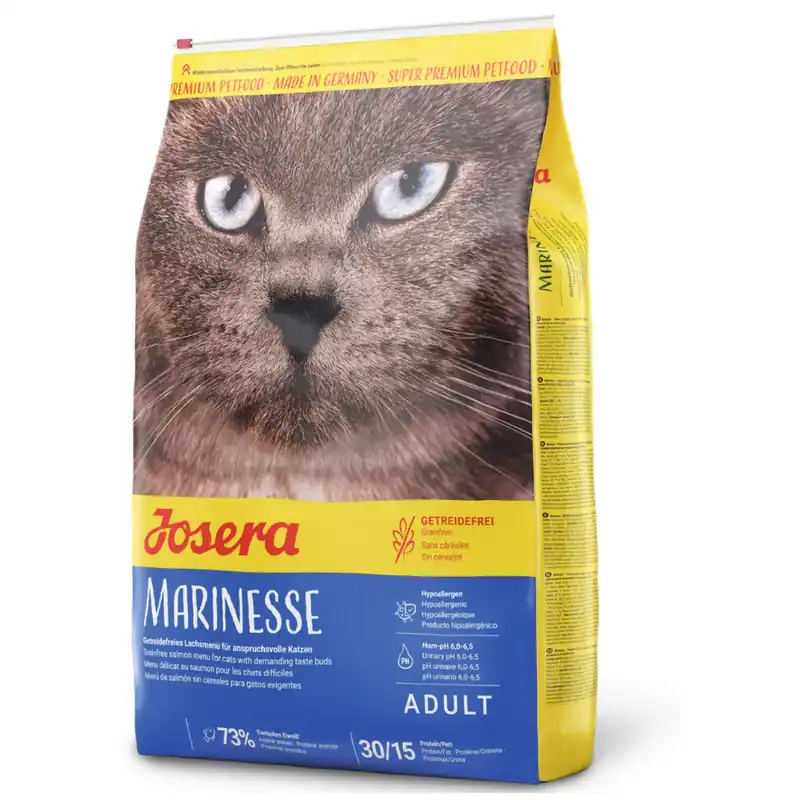 Expediere rapidă Josera Marinesse cu Somon si Cartofi, 4.25 kg – Hrană Uscată Premium Hipoalergenică pentru Pisici Sensibile Predispuse la Alergii sau Intolerante Alimentare