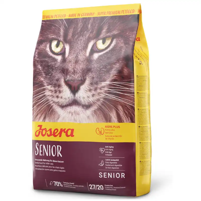 Reduceri JOSERA Senior 2 kg – Hrană Uscată Premium pentru Pisici Vârstnice, Susține Sănătatea Rinichilor și Vitalitatea