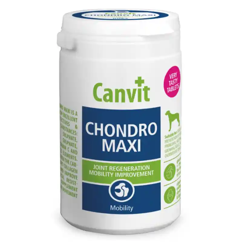 CANVIT Chondro Maxi 1000 g – Supliment Articular pentru Câinii de Talie Mare, Sănătatea Oaselor și a Articulațiilor Promoție