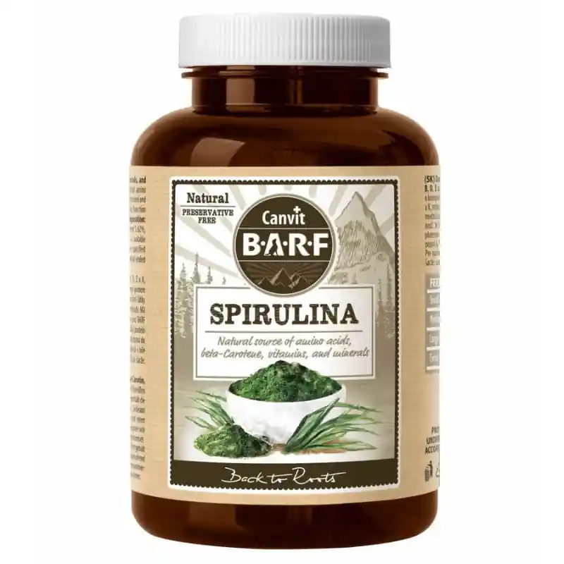 Cumpărături sigure CANVIT BARF Spirulina 150 g – Supliment Natural cu Spirulina pentru Caini si Pisici, Imunitate si Vitalitate