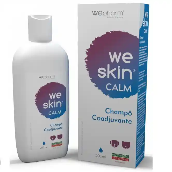 Ofertă WePHARM WeSkin Calm Sampon 200 ml – Sampon Dermatologic Calmant pentru Caini si Pisici cu Piele Sensibila sau Iritata