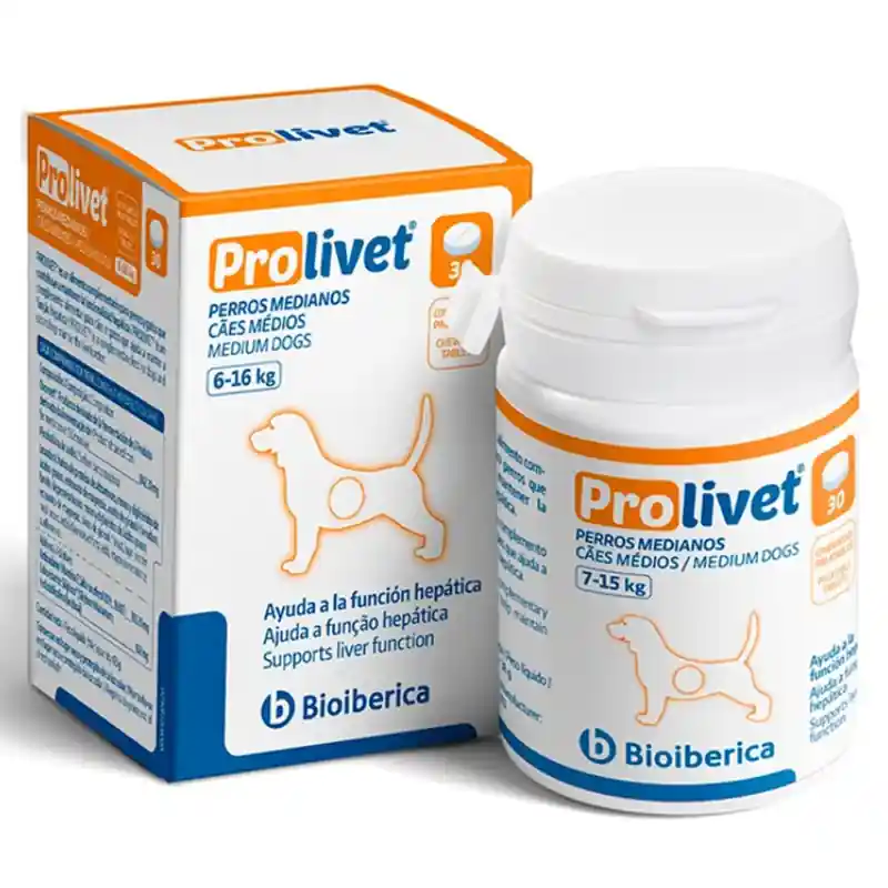 Mai ieftin Prolivet Medium Breed 30 Comprimate – Supliment Hepatic pentru Câini de Talie Medie, Protecția și Regenerarea Ficatului