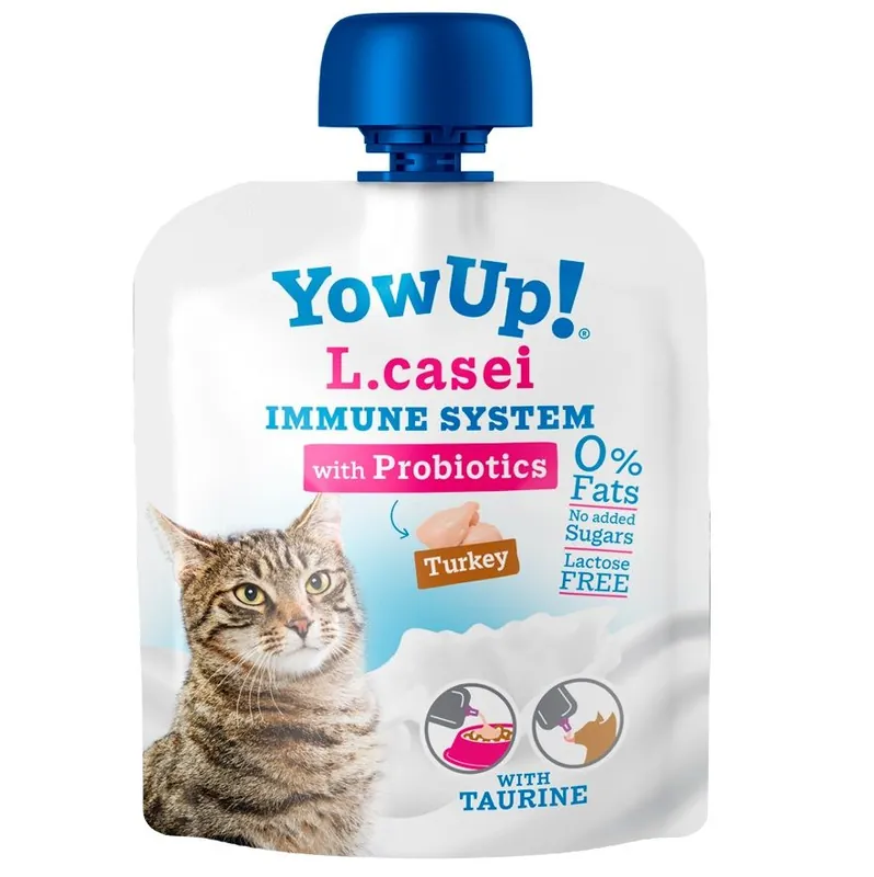 YOWUP! Iaurt Probiotic L. Casei pentru Pisici, 85 g – Imunitate Puternica si Digestie Optima Cumpără acum