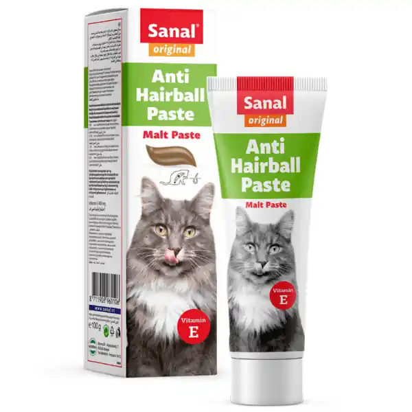 SANAL Anti-Hairball Malt Paste pentru Pisici 100 g Pasta cu Malt si Vitamina E pentru Prevenirea si Eliminarea Ghemotoacelor de Par Cumpără acum