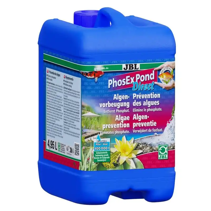 JBL PhosEx Pond Direct 4.95 L Soluție pentru Prevenirea Apariției Algelor și Limpezirea Apei din Iaz Livrare rapidă